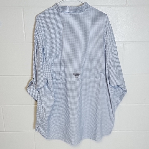 Performance Fishing Camping Hiking Shirt Roll Tab Sleeves Pockets Vented Back - Picture 2 of 15